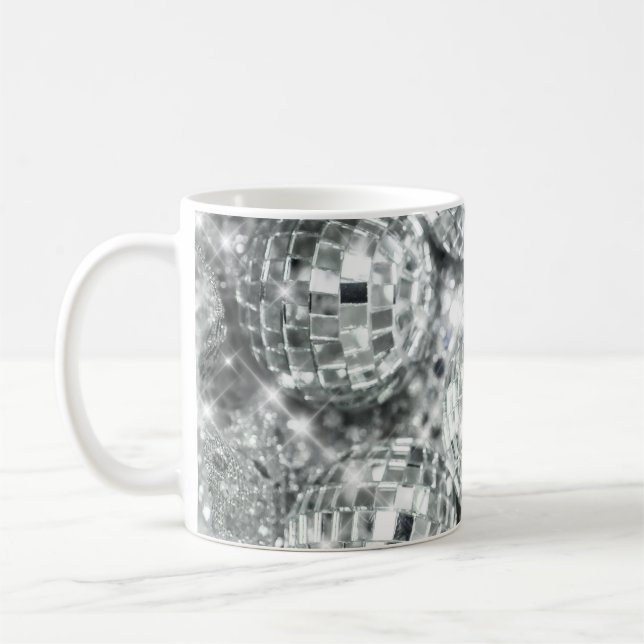 Disco Balls Glam #1 #retro #wall #art Coffee Mug (Left)