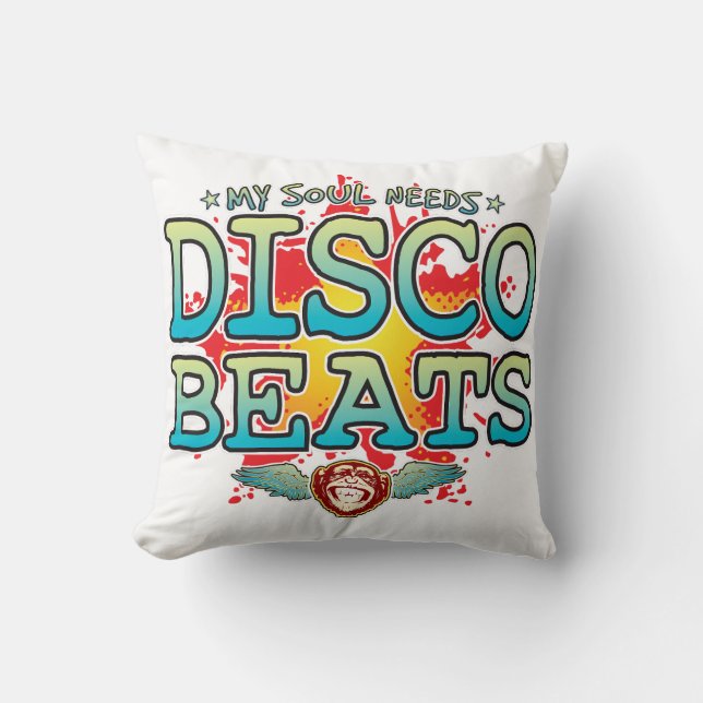 Disco Beats Soul Cushion (Front)
