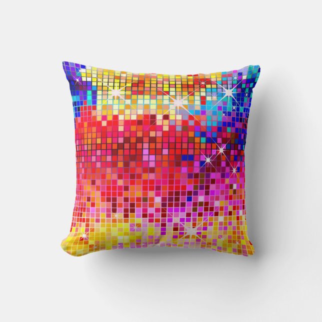 Disco Bling Geo American MoJo Coussin (Recto)