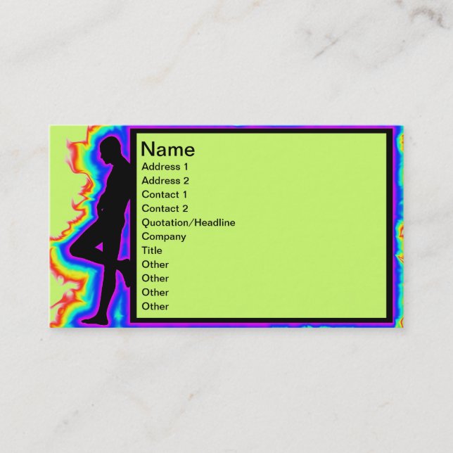 Disco Business Card (Front)