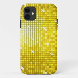 Disco Carreaux Jaune iPhone 5 coque