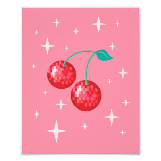 Disco Cherry 2 Photo Print