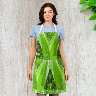 Disco Christmas Tree Apron