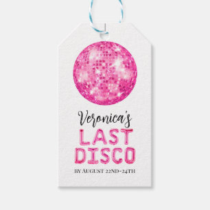 Disco Cowgirl Bachelorette Thank You Gift Tags
