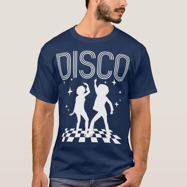 Disco  Cute Passionate Retro Music Fans Gift T-Shirt (Front)