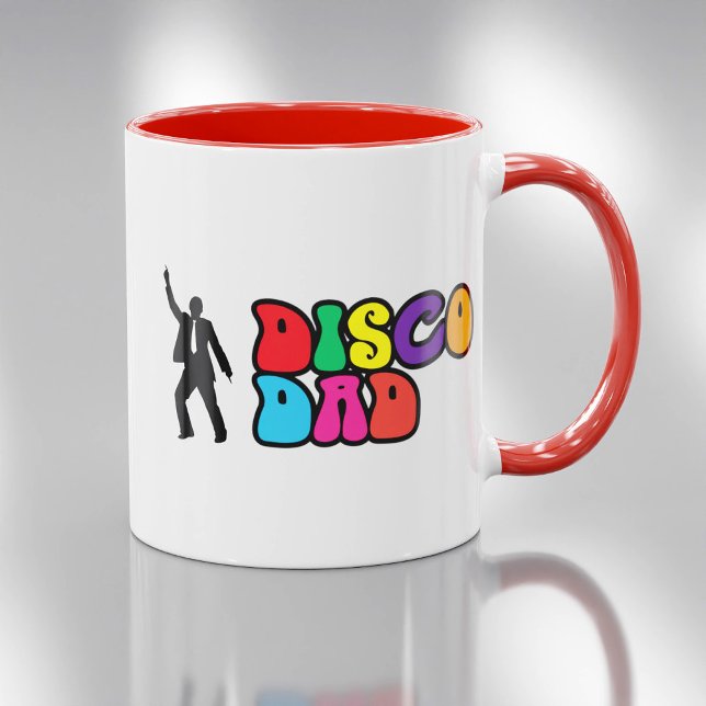 Disco Dad Mug  - A Colourful Fathers Day Gift (Creator Uploaded)