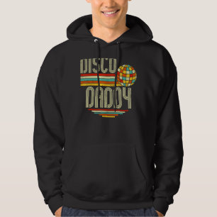 Disco Daddy Disco Costume 70s Vintage Men Women Hoodie
