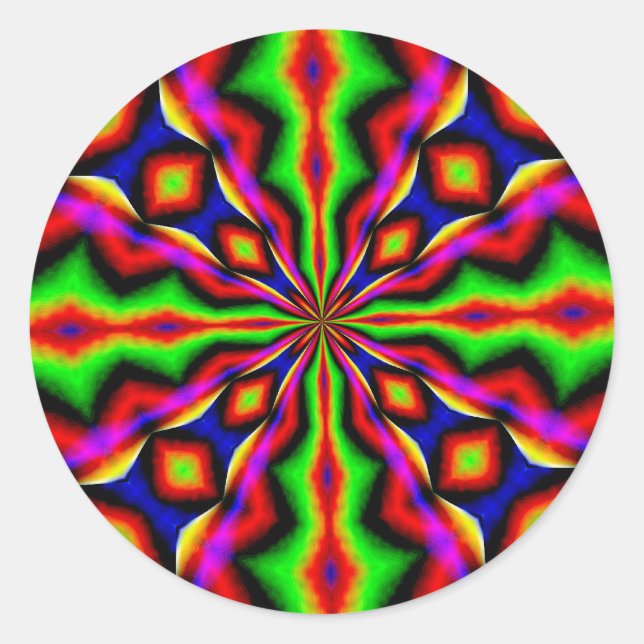 Disco Dancing Classic Round Sticker (Front)