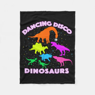 Disco Dancing Dinosaurs Prove Awesome Teacher Pres Fleece Blanket