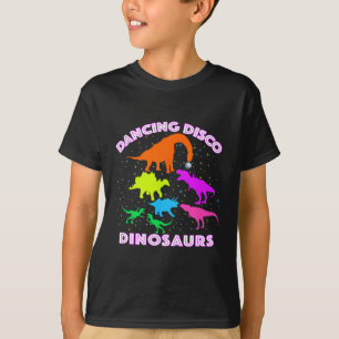 Disco Dancing Dinosaurs Prove Awesome Teacher Pres T-Shirt
