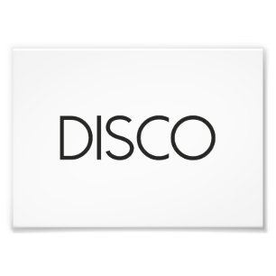 DISCO Dancing Photo Print