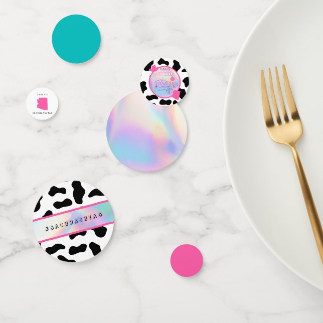 "Disco dans le désert" Confettis de table de fête  (Groupe)