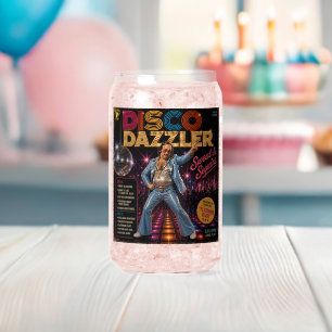 Disco Dazzler Album Can Glass