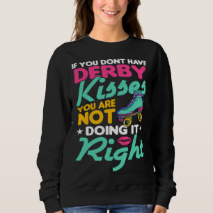 Disco Derby Roller Skating Women Rollerskates Sweatshirt