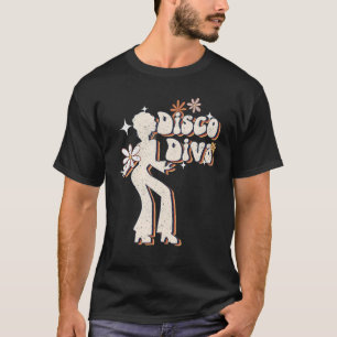Disco Diva Vintage Dancing Queen 70s 80s Dance Par T-Shirt