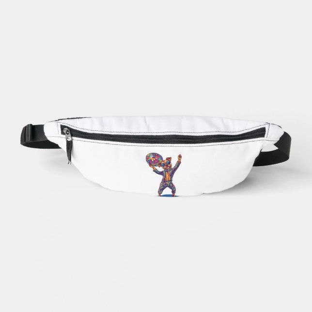 Disco Dog Delight � Funny 70s Party Pup Fanny Pack (Front)