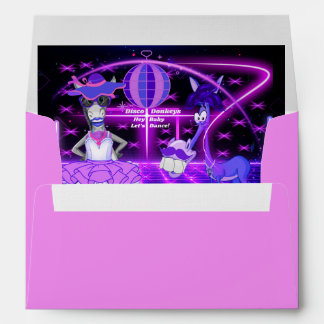 Disco Donkeys Dansons Matching Enveloppes