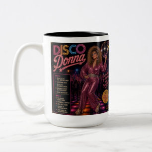 Disco Donna & Disco Dazzler Two-Tone Coffee Mug
