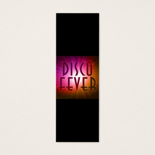 Disco Fever Bookmark (Front)