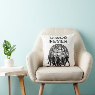 Disco Fever Throw Pillow