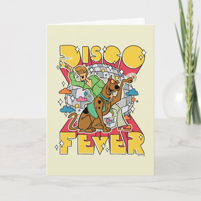 Disco Fever with Scooby and Shaggy Card (Front)