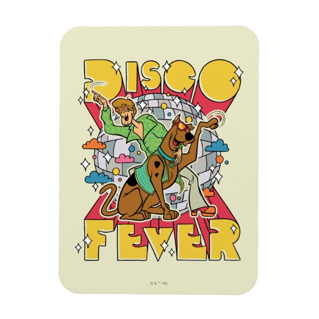Disco Fever with Scooby and Shaggy Magnet (Vertical)