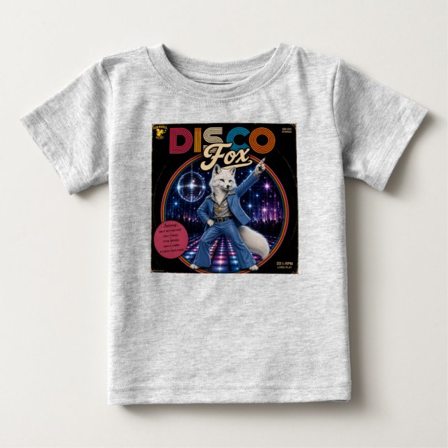 Disco Fox Baby T-Shirt (Front)