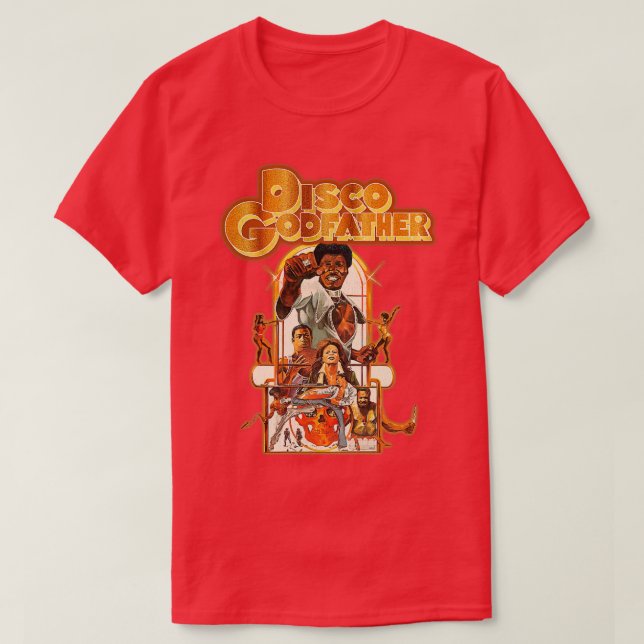 Disco Godfather T-Shirt (Design Front)