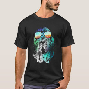 Disco Groovy Bloodhound  Dog Gift Men Women Kids  T-Shirt