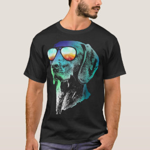 Disco Groovy Vizsla Dog Gift T-Shirt