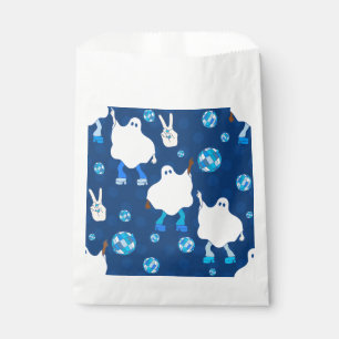 disco halloween african ghost blue favour bag