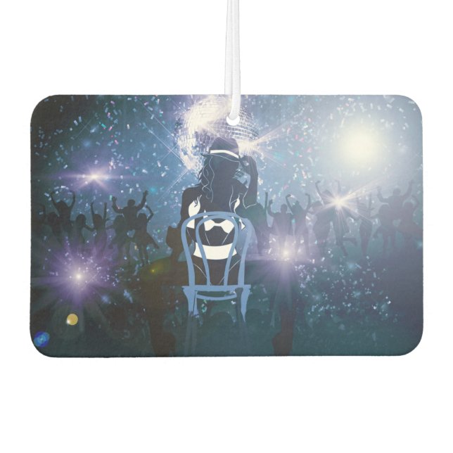 Disco Heartbeat Air Freshener (Front)