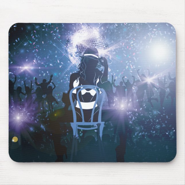 Disco Heartbeat Mouse Pad (Front)