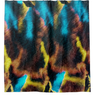 Disco Ikat Pattern. Coloured Dirty Art Background.