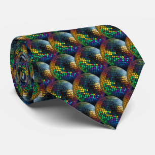 Disco Inferno Retro Holographic Tie