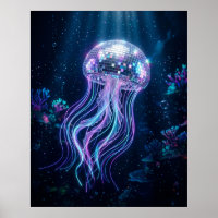 Disco Jellyfish Neon Abyss
