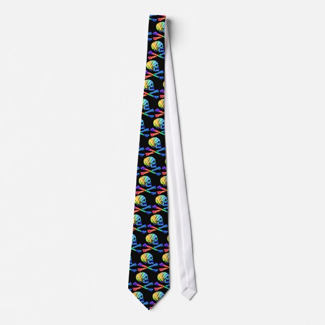 Disco Jolly Roger Tie (Front)