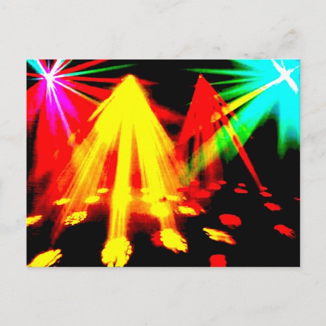 disco_lights - centre pic postcard (Front)