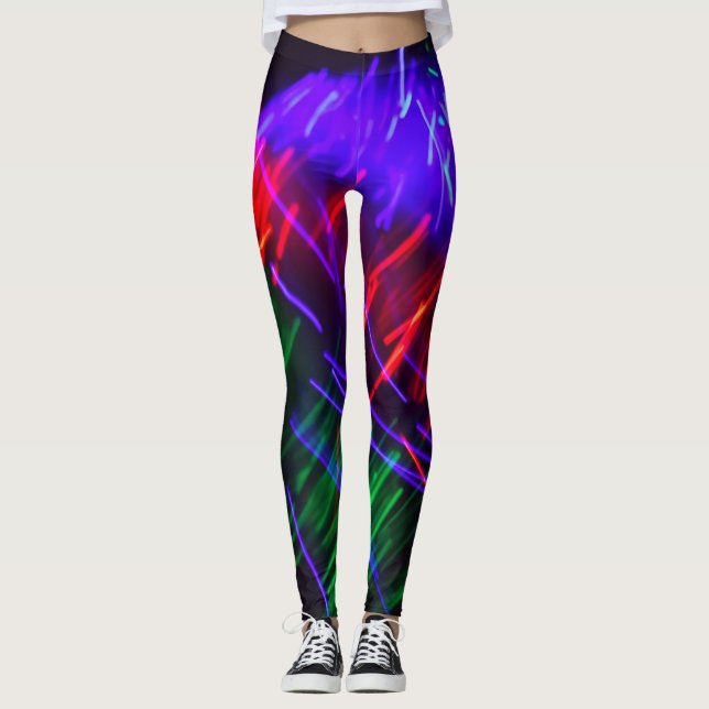 Disco lights leggins leggings (Front)