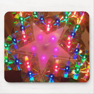 Disco Lights Star Mouse Pad