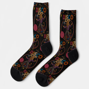 Disco Lion Socks