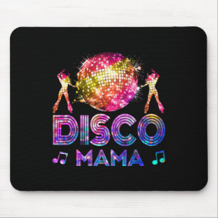 Disco Mama 70's Themed Disco Queen Vintage Seventi Mouse Pad