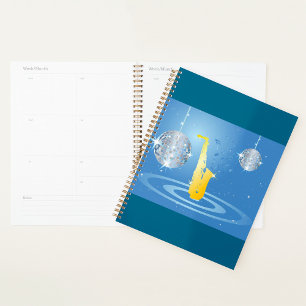 Disco Music Spiral Planner