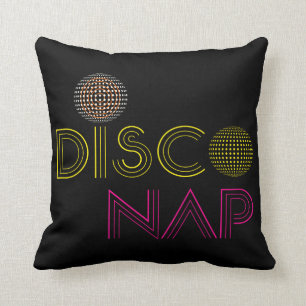 Disco Nap Throw Pillow