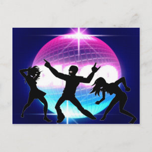 Disco Nightclub Postcard
