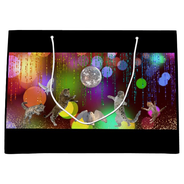 Disco Party Animal Gift Bag (Front)