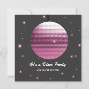 Disco Party Invitations