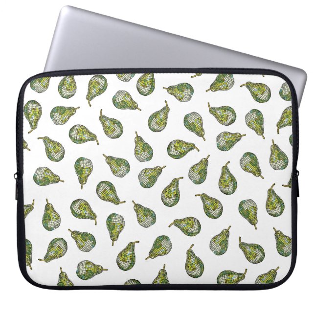 Disco Pear laptop case (Front)