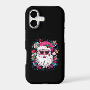 Disco Pink Santa Christmas Funny Xmas Party