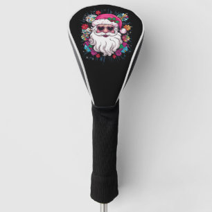 Disco Pink Santa Christmas Funny Xmas Party  Golf Head Cover